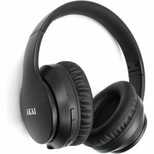 Casti audio Over ear AKAI BTH-B6 Active noise cancelling, Bluetooth 5.0, 10 ore autonomie, negru imagine