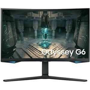 Monitor Gaming curbat LED SAMSUNG Odyssey G6 LS27BG650EUXEN, 27, QHD, 240Hz, AMD FreeSync Premium Pro, HDR600, negru imagine