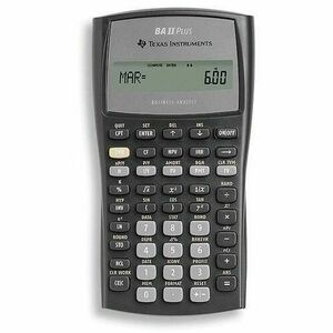 Calculator de birou BA II PLUS ideal for finance imagine