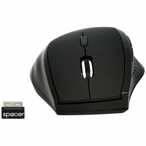 Mouse wireless Spacer SPMO-291, 2.4 GHz, 6D, Black imagine