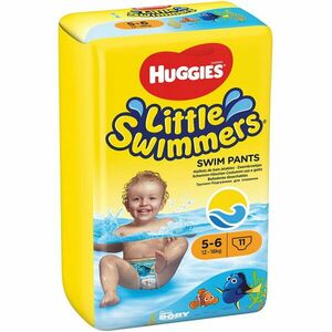 Scutece-chilotel pentru apa Huggies Little Swimmers 5-6, 12-18 Kg, 11 buc imagine