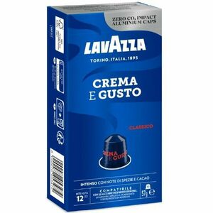 Cafea capsule Lavazza Crema & Gusto, compatibile Nespresso , aluminiu, 10x5, 7g imagine
