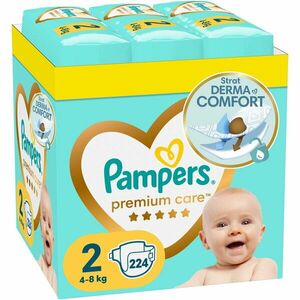 PaScutece Pampers Premium Care XXL Marimea 2, 4-8kg, 224 buc imagine