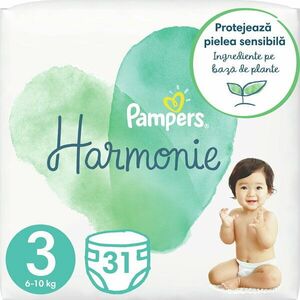 Scutece Pampers Harmonie Marimea 3, 6-10 kg, 31 buc imagine