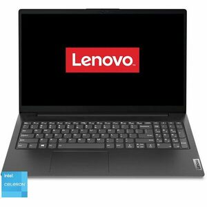 Laptop 15.6'' V15 G2 IJL, FHD, Procesor Intel® Celeron® N4500 (4M Cache, up to 2.80 GHz), 8GB DDR4, 256GB SSD, GMA UHD, No OS, Black imagine
