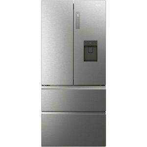Side by side French Door Haier HFW7819EWMP, 537 l, Total No Frost, Clasa E, Air Surround, Humidity Zone, MyZone, WiFi/ hOn app, Dispenser apa, H 192cm, Inox imagine