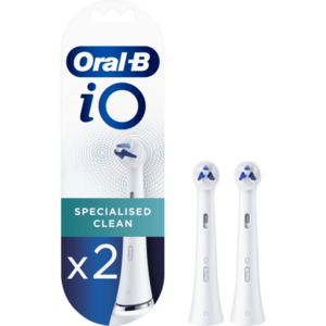 Rezerve periuta de dinti electrica Oral-B iO Specialised Clean, compatibile doar cu seria iO, 2 buc, Alb imagine
