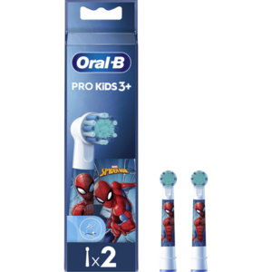 Rezerva periuta de dinti electrica pentru copii Oral-B Spiderman, 2 buc imagine
