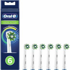 Rezerve periuta de dinti electrica Oral-B Cross Action, Tehnologie CleanMaximiser, 6 buc imagine