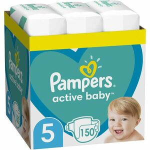 Scutece Pampers Active Baby XXL BOX, Marimea 5, 11 -16 kg , 150 buc imagine