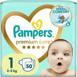 Scutece Pampers Premium Care Marimea 1, 2-5kg, 50 buc imagine