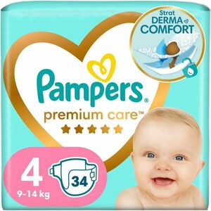 Scutece Pampers Premium Care Value Pack Minus, Marimea 4, 9-14 kg, 34 buc imagine