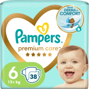 Scutece Pampers Premium Care Value Pack Marimea 6, 13+ kg, 38 buc imagine