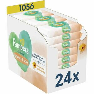 Servetele umede Pampers Harmonie Protect & Care cu galbenele, 24 pachete x 44, 1056 buc imagine