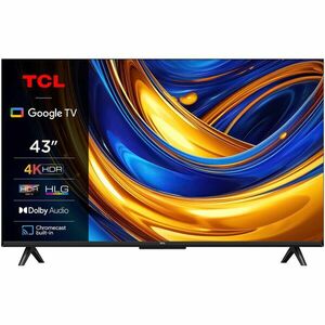 Televizor LED TCL 43P655, 108 cm, Smart Google TV, 4K Ultra HD, Clasa F (Model 2024) imagine