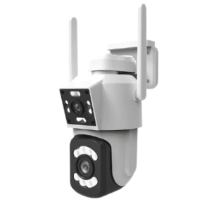 Camera de supraveghere PTZ WIFI 2.4G audio bidirectionala si lentila dual ALB imagine