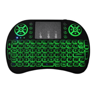 Tastatura Mini Wireless Q K07 cu Touchpad 2.4 GHz Iluminare RGB 7 Culori imagine