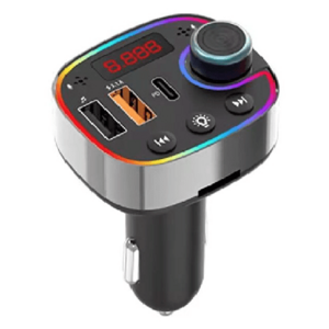 Modulator auto LED RGB BT FM Handsfree USB Andowl Q C888 imagine