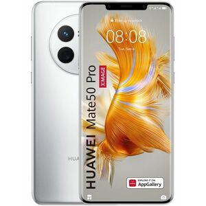 Huawei Mate 50 Pro 256 GB Silver Foarte bun imagine