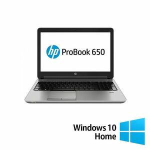 Laptop Refurbished HP ProBook 650 G3, Intel Core i5-7200U 2.50GHz, 8GB DDR4, 256GB SSD, 15.6 Inch, Tastatura Numerica, Webcam + Windows 10 Home imagine