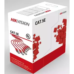 Cablu U/UTP cat. 5E Hikvision DS-1LN5E-S Cutie 305 metri imagine