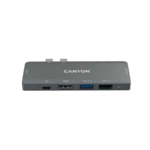 Hub USB 7 in 1 Canyon CNS-TDS05B pentru MacBook imagine
