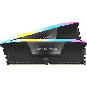 Memorie Desktop Corsair Vengeance RGB 64GB(2 x 32GB) DDR5 6600Mhz Black imagine