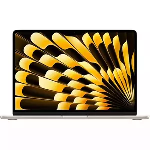 Notebook Apple MacBook Air 13 (2024) 13" Apple M3 8-core GPU 10-core RAM 16GB SSD 512GB Tastatura INT Starlight imagine