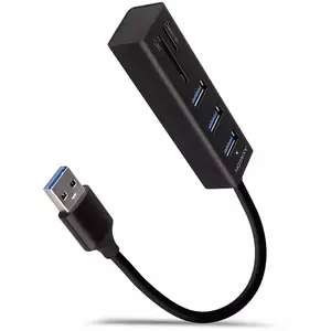 Hub USB Axagon HMA-CR3A USB-A 3x USB-A + SD/microSD imagine