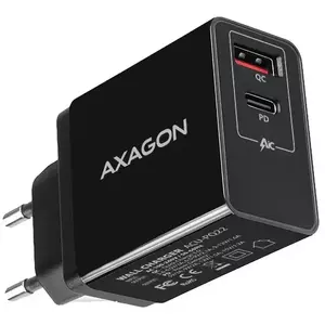 Incarcator Retea Axagon ACU-PQ22 USB Type-A + USB Type-C 22W Black imagine