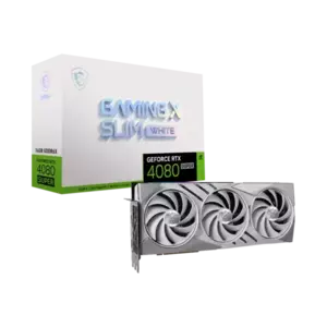 Placa Video MSI GeForce RTX 4080 SUPER 16G GAMING X SLIM WHITE 16GB GDDR6X 256 biti imagine