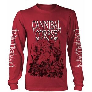 Cannibal Corpse Tricou Pile Of Skulls 2018 Red M imagine