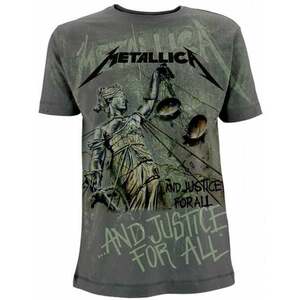 Metallica Tricou And Justice For All Bărbaţi Gri 2XL imagine