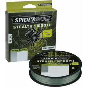 SpiderWire Stealth® Smooth8 x8 PE Braid Moss Green 0, 09 mm 7, 5 kg-16 lbs 150 m Linie împletită imagine
