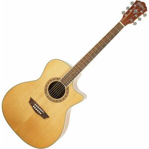 Washburn WG7SCE-A-U Natural Chitară electro-acustică Jumbo imagine