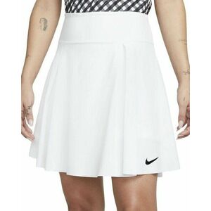 Nike Dri-Fit Advantage Womens Long Golf Skirt White/Black M imagine