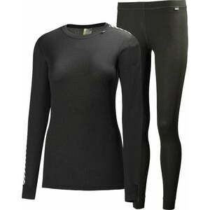 Helly Hansen Women's HH Comfort Lightweight Set Black L Lenjerie termică imagine