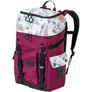 Meatfly Scintilla Backpack Blossom White/Burgundy 26 L Rucsac imagine