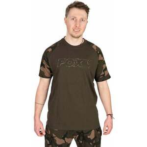 Fox Fishing Tricou Khaki/Camo Outline T-Shirt - 3XL imagine