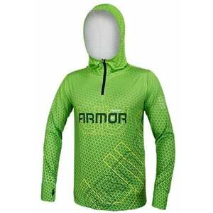 Delphin Tricou Hooded Sweatshirt UV ARMOR 50+ Neon S imagine
