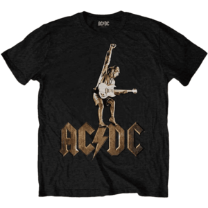 AC/DC Tricou Angus Statue Black S imagine