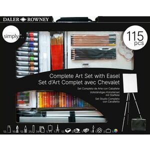 Daler Rowney Simply Acrylic Paint Set de vopsele acrilice 12 x 12 ml imagine
