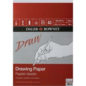 Daler Rowney Drawing Paper A3 160 g Carnete de Schițe imagine