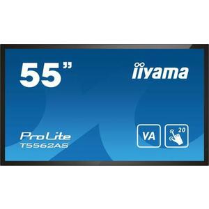 Display Profesional VA LED iiyama 55inch OM46B, Ultra HD (3840 x 2160), HDMI, Touchscreen, Boxe (Negru) imagine