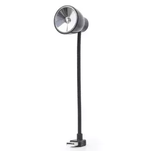 Lampa LED USB, Gembird NL-02, cu brat flexibil, buton de pornire si oprire, neagra imagine
