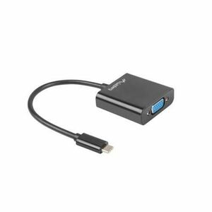 Adaptor Lanberg AD-UC-VG-01, USB-C / VGA , 0.15 m imagine