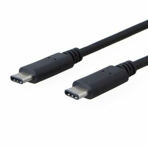 Cablu de conectare Lanberg , USB 2.0 C tata/USB 2.0 C tata, 1 m, Negru imagine