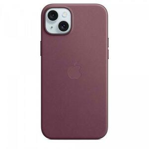 Husa protectie spate Apple Silicone Case MagSafe pentru Apple iPhone 15 Plus (Visiniu) imagine