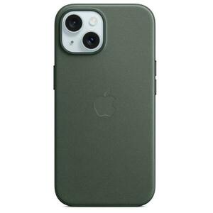 Husa Protectie Spate Apple FineWoven Case MagSafe pentru Apple iPhone 15 (Verde) imagine