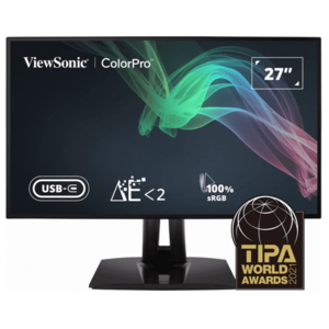 Monitor IPS LED ViewSonic 27inch VP2768A, QHD (2560 x 1440), HDMI, DisplayPort, Pivot (Negru) imagine